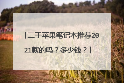 二手苹果笔记本推荐2021款的吗?多少钱?