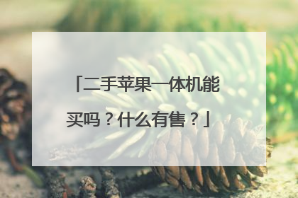 二手苹果一体机能买吗?什么有售?