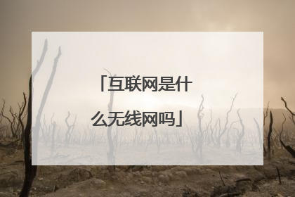 互联网是什么无线网吗