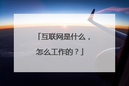 互联网是什么，怎么工作的？