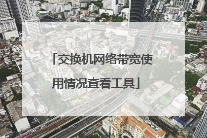 交换机网络带宽使用情况查看工具