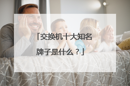 交换机十大知名牌子是什么？