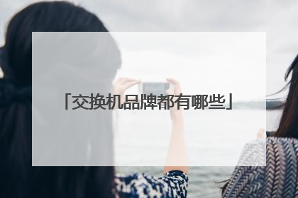 交换机品牌都有哪些