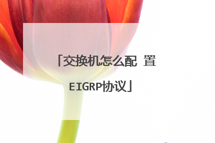 交换机怎么配 置EIGRP协议