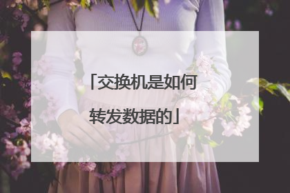 交换机是如何转发数据的