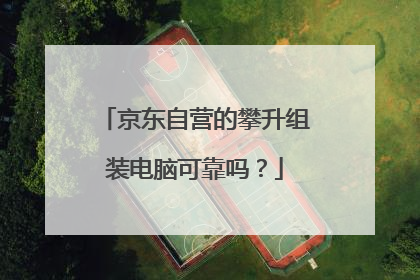 京东自营的攀升组装电脑可靠吗?