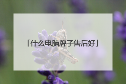 什么电脑牌子售后好