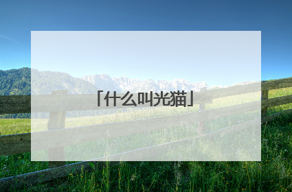 什么叫光猫