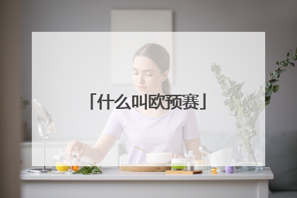 什么叫欧预赛