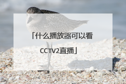 什么播放器可以看CCTV2直播