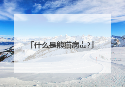 什么是熊猫病毒?