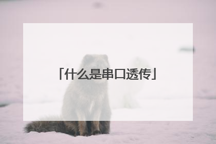 什么是串口透传