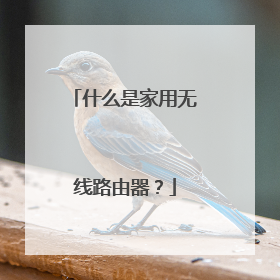 什么是家用无线路由器?