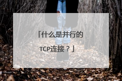 什么是并行的TCP连接?