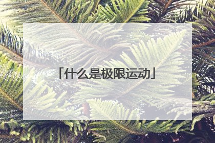 什么是极限运动