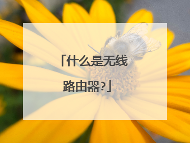 什么是无线路由器?