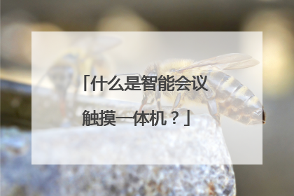 什么是智能会议触摸一体机？