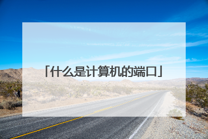 什么是计算机的端口