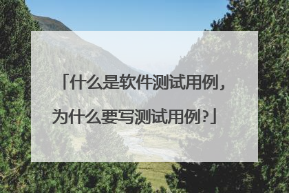 什么是软件测试用例,为什么要写测试用例?