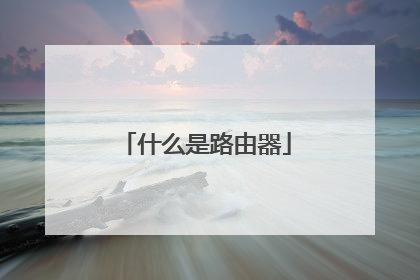 什么是路由器
