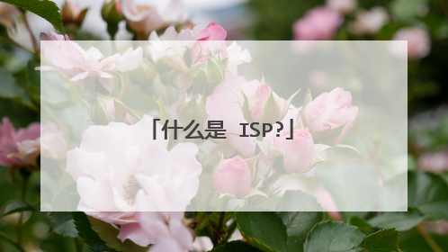 什么是 ISP?