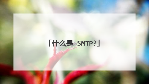 什么是 SMTP?