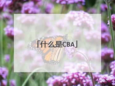 什么是CBA