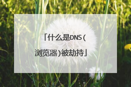 什么是DNS(浏览器)被劫持