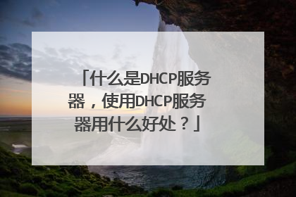 什么是DHCP服务器，使用DHCP服务器用什么好处？