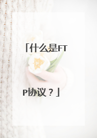 什么是FTP协议？
