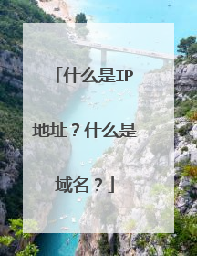 什么是IP地址?什么是域名?