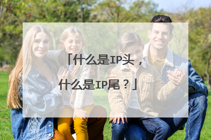 什么是IP头,什么是IP尾?