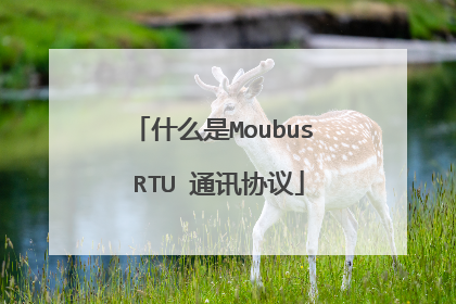什么是Moubus RTU 通讯协议
