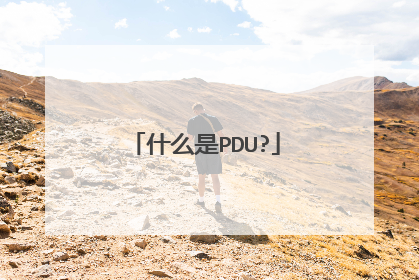 什么是PDU?
