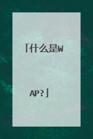 什么是WAP?