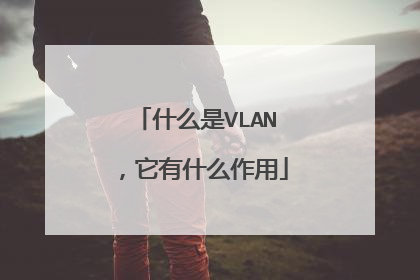 什么是VLAN，它有什么作用