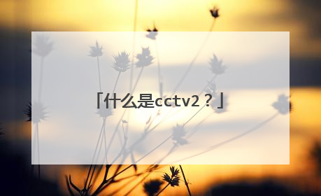 什么是cctv2？