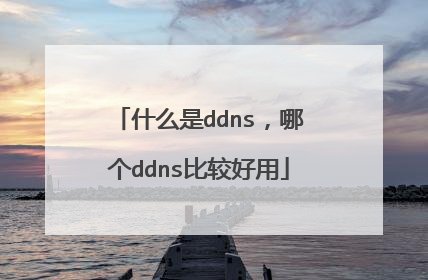 什么是ddns，哪个ddns比较好用