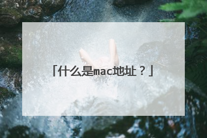 什么是mac地址？