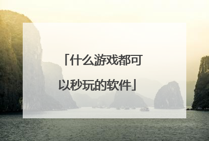 什么游戏都可以秒玩的软件
