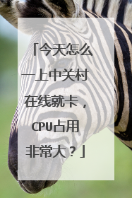 今天怎么一上中关村在线就卡,CPU占用非常大?