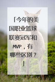 今年的美国职业篮球联赛冠军和MVP,有哪些区别?