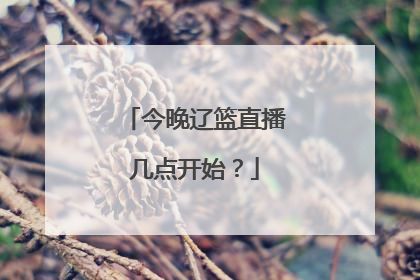 今晚辽篮直播几点开始?