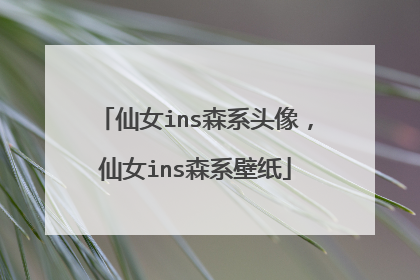 仙女ins森系头像,仙女ins森系壁纸