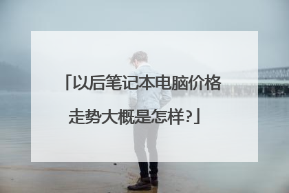 以后笔记本电脑价格走势大概是怎样?