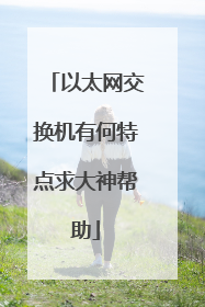 以太网交换机有何特点求大神帮助