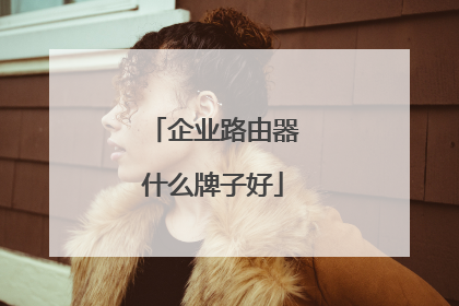 企业路由器什么牌子好