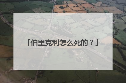 伯里克利怎么死的？