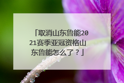 取消山东鲁能2021赛季亚冠资格山东鲁能怎么了？