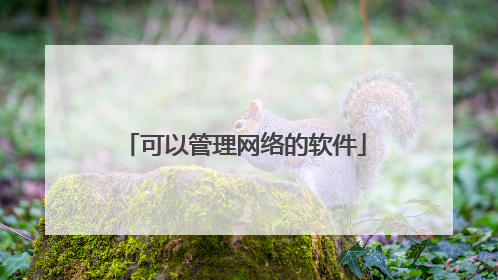 可以管理网络的软件